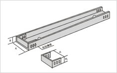 直通桥架终端封头 QF-C-1B