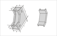 垂直等径下弯通 QF-C-2C