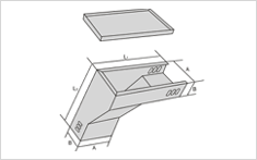 垂直等径右上弯通 QF-C-2F