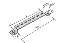 垂直桥架离墙码QF-TB-04
