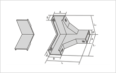 下角垂直等径三通 QF-C-3G