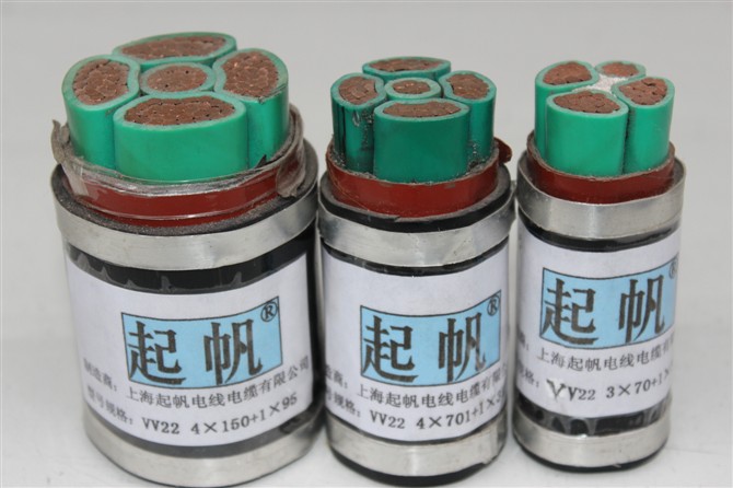 VV22 聚氯乙烯绝缘钢带铠装聚氯乙烯护套电缆