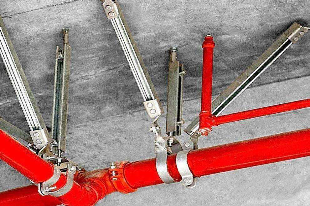 单管侧纵抗震支架结构形式